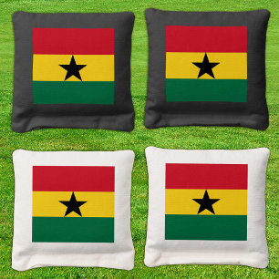 Ghana patriotic bags, Ghanaian Flag Cornhole Bags