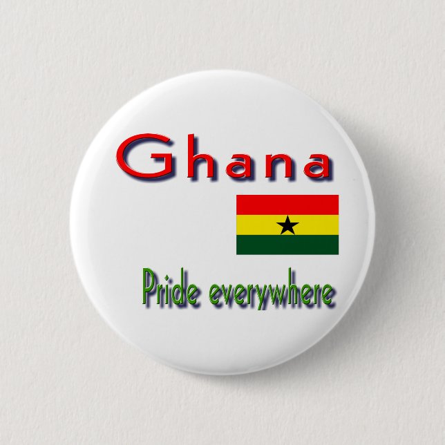 Ghana Pinback Button (Front)