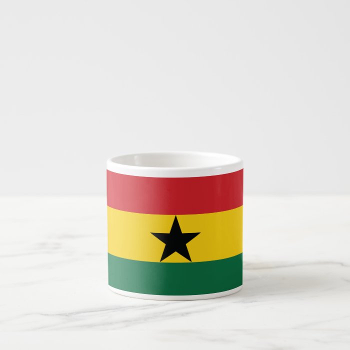 Ghana Plain Flag Espresso Mug