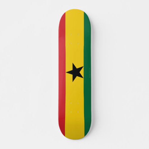 Ghana Plain Flag Skateboard