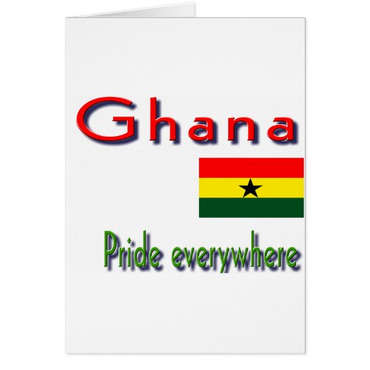 Ghana pride cards (Front)