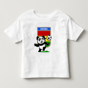 Ghana Soccer Panda Toddler T-shirt