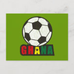 Ghana Soccer Postcard at Zazzle