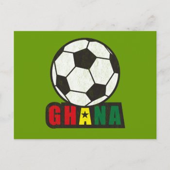 Ghana Soccer Postcard by jamierushad at Zazzle