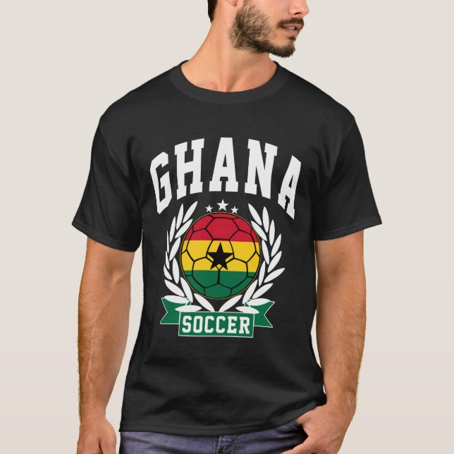 Ghana Soccer T-Shirt (Front)