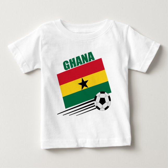 Ghana Soccer Team Baby T-Shirt (Front)