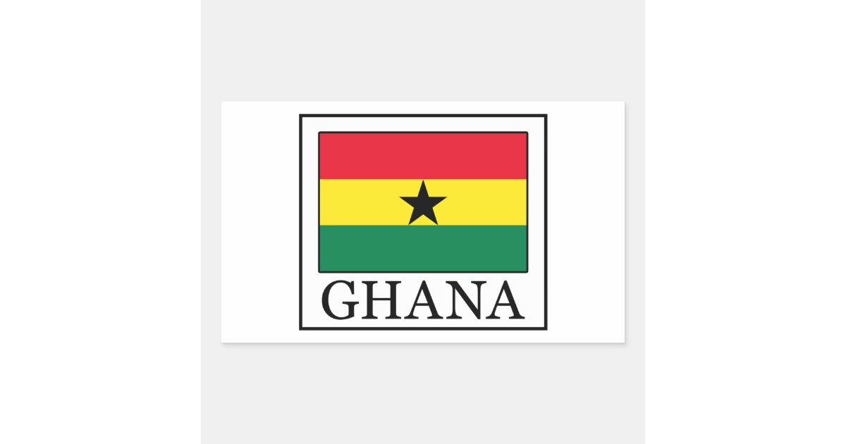 Ghana sticker Zazzle