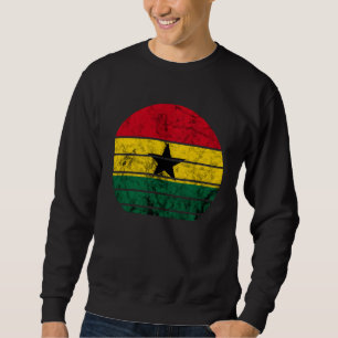 Ghana Sunset Ghanaian Flag African Roots Africa Sweatshirt