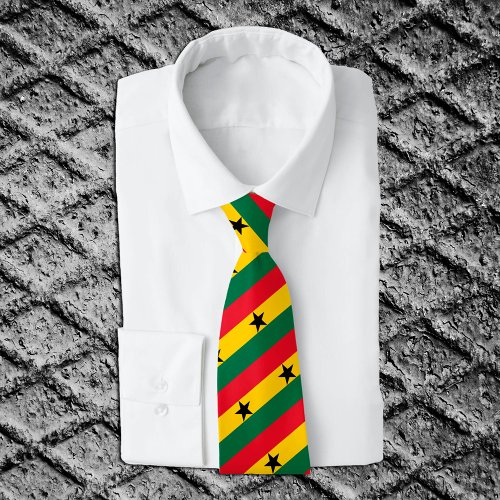Ghana Ties fashion Ghanaian Flag business Neck Tie