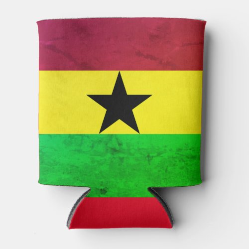 Ghana West Africa Flag Can Cooler