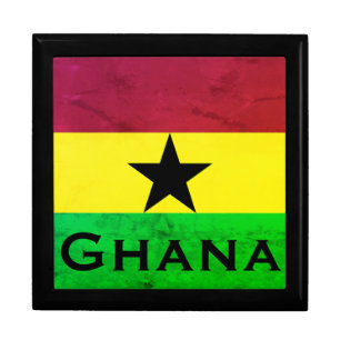 Ghana (West Africa) Flag Gift Box