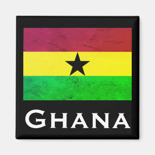 Ghana (West Africa) Flag Magnet