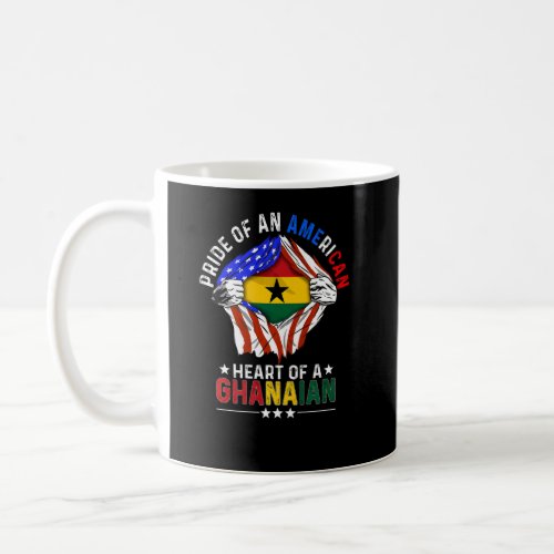 Ghanaian American America Pride Foreign Country Gh Coffee Mug
