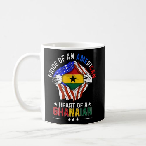 Ghanaian American America Pride Foreign Country Gh Coffee Mug