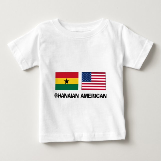 Ghanaian American Baby T-Shirt (Front)