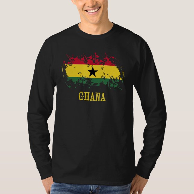 Ghanaian enthusiasts for Ghana and Ghana T-Shirt (Front)