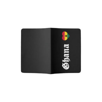Ghanaian Flag Blackletter Ghana Independence Day Passport Holder