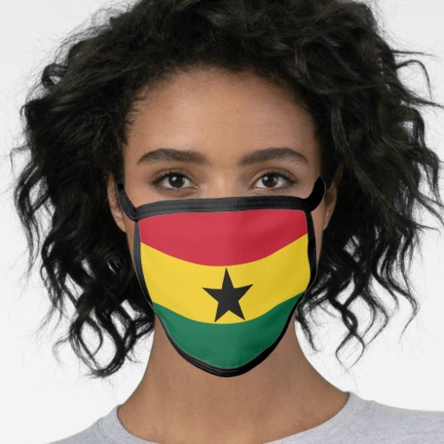 Ghanaian Flag Face Mask