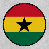 Ghanaian Flag & Coat of Arms, Flag of Ghana Patch | Zazzle