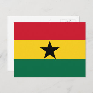 Ghanaian Flag, Flag of Ghana Postcard