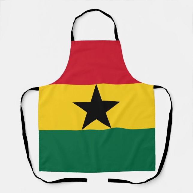 Ghanaian Flag Love Ghana Independence Day Apron (Front)