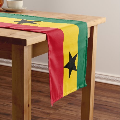 Ghanaian flag  Sports fan house decor  Ghana Short Table Runner