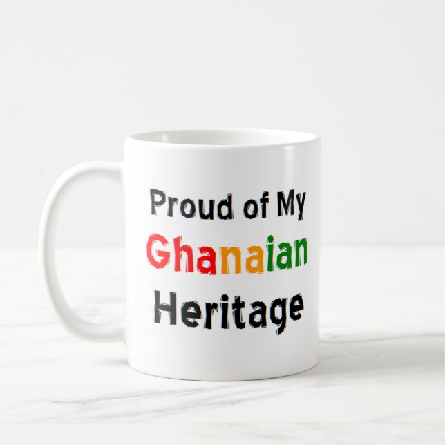 ghanaian heritage coffee mug (Left)