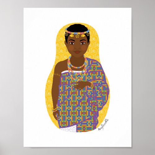 Ghanaian Matryoshka Poster