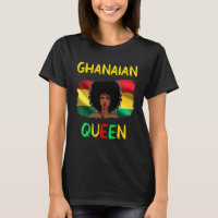 Ghanaian Queen Ghana Flag Ghanaian Girl Pride