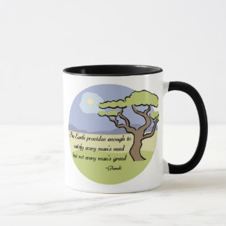 Ghandi Earth quote Mug