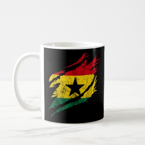 Ghanese Flag Heroic Ghana Africa Ghanese Roots Gha Coffee Mug