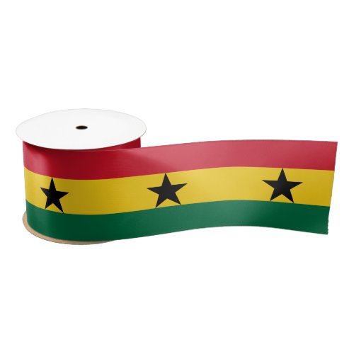 Ghanian Flag  Ghana travel holidaysports Satin Ribbon