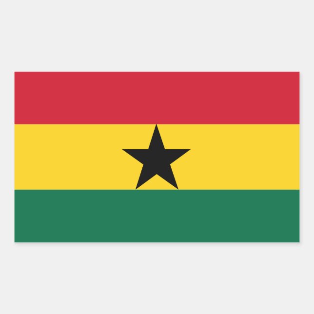 Ghanian flag Stickers (Front)