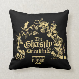Ghastly Dreadfuls Throw Pillow