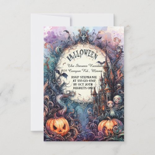 Ghastly Gathering Tailor_Made Halloween Invite