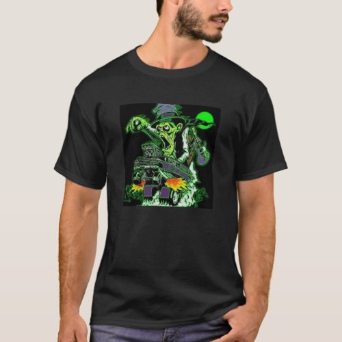 Ghastly Monster Muscle Car 60s through the 70s T_Shirt