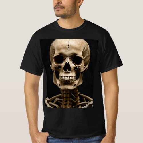 Ghastly Visage The Skeleton of Horror T_Shirt