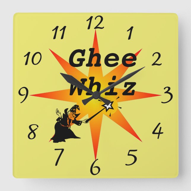 Ghee Whiz Wall Clock (Front)