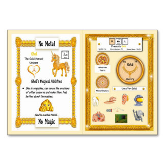 Ghel - Gold Horn Unicorn Trading Card