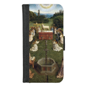 Ghent Altarpiece(detail), Van Eyck Brothers iPhone 8/7 Wallet Case