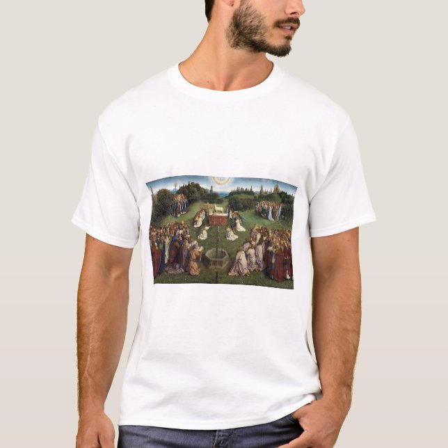Ghent Altarpiece(detail), Van Eyck Brothers T-Shirt (Front)