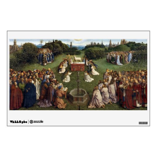 Ghent Altarpiecedetail Van Eyck Brothers Wall Decal