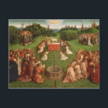 Ghent Altarpiece Postcard<br><div class="desc">An image taken from a section of the famous Ghent Altarpiece.</div>