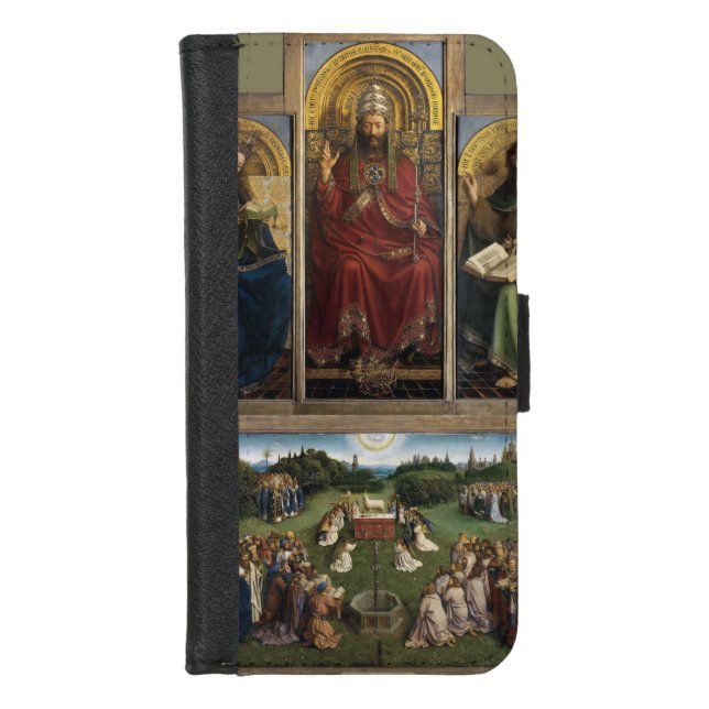 Ghent Altarpiece, Van Eyck Brothers iPhone Wallet Case (Front)