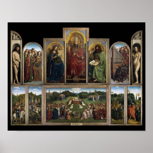 Ghent Altarpiece Van Eyck Brothers Poster