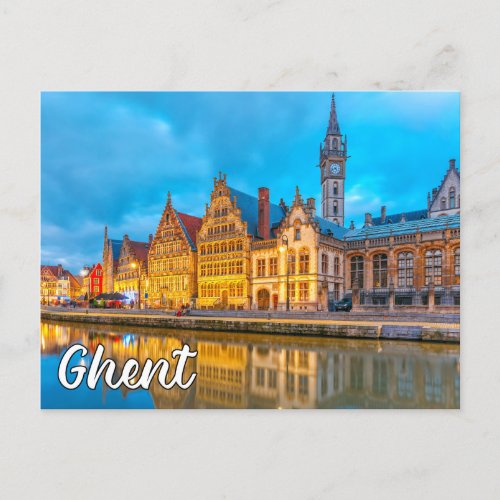 Ghent Belgium Postcard