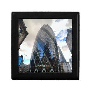 Gherkin Wooden Jewelry Keepsake Box