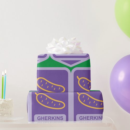 Gherkins Symbol Wrapping Paper