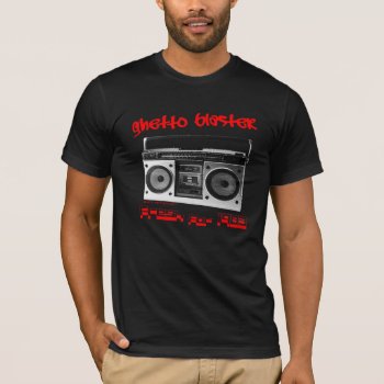 Ghetto Blaster 1983 Fitted Shirt by BigCity212 at Zazzle