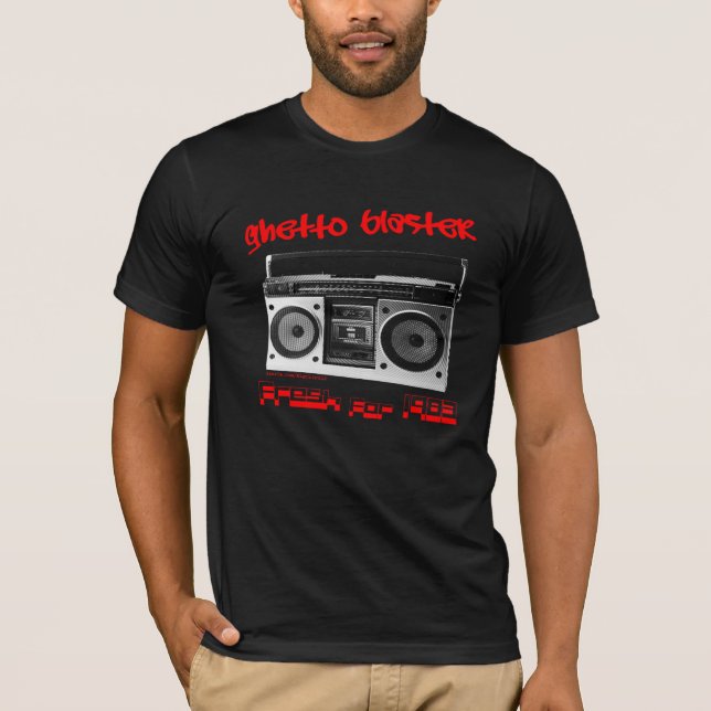 Ghetto Blaster 1983 Fitted Shirt (Front)